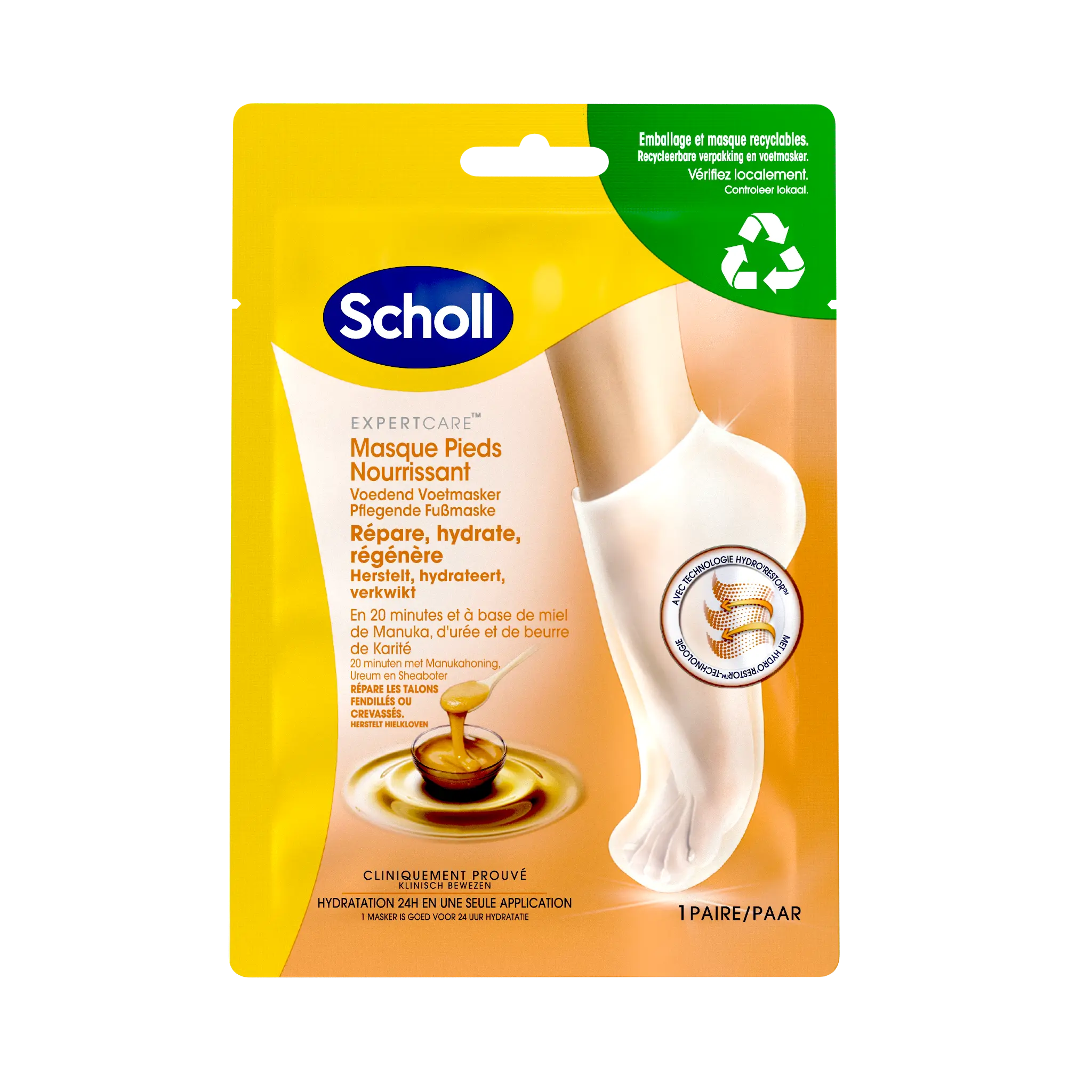 Scholl Expert Care Manuka Honey - 1 pair